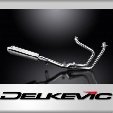 HONDA NT650V DEAUVILLE 1998-2005 Echappement Complet Pot 320mm Tri-Ovale Inox