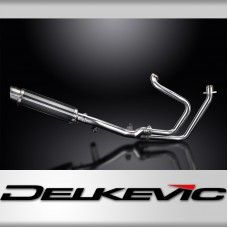 HONDA NT650V DEAUVILLE 1998-2005 Echappement Complet Silencieux 350 Rond Carbone