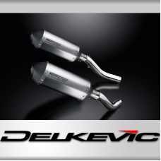 KAWASAKI Z1000 2003-2006 Echappement Silencieux 260mm X-Ovale TITANE