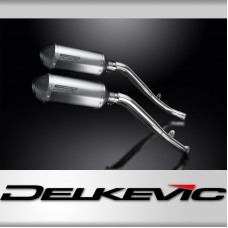 HONDA XL1000V VARADERO 1999-2014 Echappement Silencieux 260mm X-Ovale TITANE