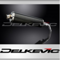 KIT Silencieux 450mm Ovale Fibre Carbone pour Honda MSX125 Grom (2013-2015)