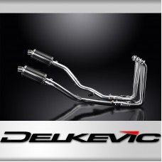 YAMAHA FJR1300 01-05 Echappement Complet 4-2 DECAT 225mm Ovale Carbone PISTE