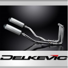 YAMAHA FJR1300 2001-2005 Echappement complet 4-2 DECAT Pot 343mm X-Ovale TiTANE