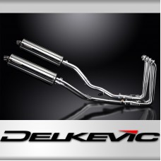 YAMAHA FJR1300 2001-2005 Echappement Complet 4-2 DECAT 450mm Ovale Inox