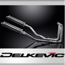 YAMAHA FJR1300 01-05 Echappement 4-2 DECAT Silencieux 450mm Ovale Carbone