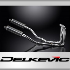 YAMAHA FJR1300 2001-2005 Echappement Complet 4-2 DECAT 350mm Ovale Carbone