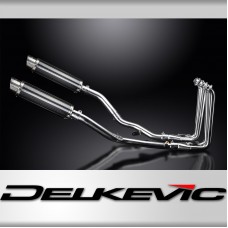 YAMAHA FJR1300 2001-2005 Echappement Complet 4-2 DECAT Silencieux350 RondCarbone