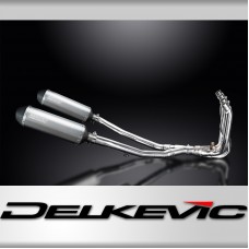 KAWASAKI ZZR1400 2008-2011 Echappement Complet 4-2 DECAT Pot343mm X-Ovale TiTANE