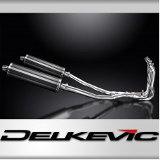 KAWASAKI ZZR1400 2008-2011 Echappement Complet 4-2 DECAT Pot 450mm Ovale Carbone