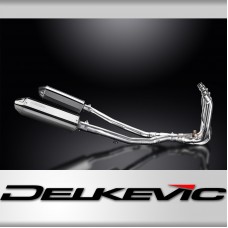 KAWASAKI ZZR1400 2008-2011 Echappement Complet 4-2 DECAT Pot320mm Tri-Ovale Inox