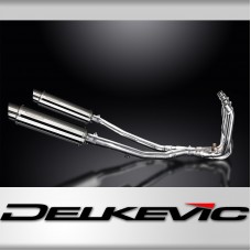 KAWASAKI ZZR1400 2008-2011 Echappement Complet 4-2 DECAT Pot 350mm Rond Inox