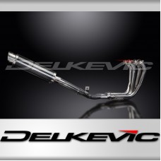 YAMAHA FZS600 FAZER 1998-2003 Echappement Complet 4-1 Pot 350mm Rond Carbone