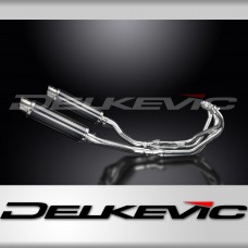 YAMAHA XJ600 DIVERSION 1992-2004 Echappement Complet 4-2 Pot 350mm Rond Carbone