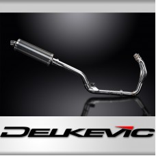 TRIUMPH TIGER 800 2010-2019 Echappement Complet Silencieux 350mm Ovale Carbone