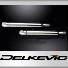 HONDA VTX1300R 05-07 VTX1300S 03-07 Echappement Custom Pot 550mm SLASHCUT Inox