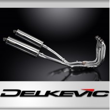 SUZUKI GSX1300R HAYABUSA 08-19 Echappement 4-2 Complet DECAT 450mm Ovale Inox 