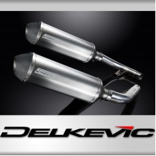 HONDA CBF1000/GT/ABS 2006-2011 Echappement Silencieux 2x 343mm X-Ovale TiTANE