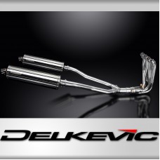 KAWASAKI GTR1400 2007-2020 Echappement Complet 4-2 Pot 450mm Ovale Inox