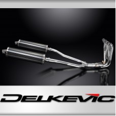 KAWASAKI GTR1400 2007-2020 Echappement Complet 4-2 Pot 450mm Ovale Carbone