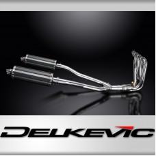 KAWASAKI GTR1400 2007-2020 Echappement Complet 4-2 Pot 350mm Ovale Carbone