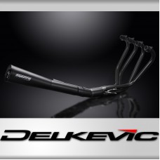 CB550K FOUR 74 75 Echappement Complet Noir 4-1 Megafone Classique