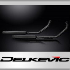 SUZUKI VL800 INTRUDER 01-16 Echappement Complet 550 CUSTOM BULLNOSE CeramiquNoir