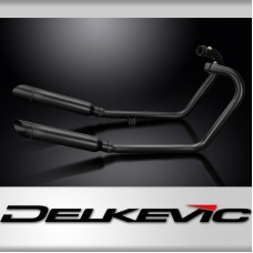 TRIUMPH BONNEVILLE BOBBER 2017 Echappement Complet 2-2 Custom 410 SlashCut NOIR