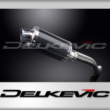 HONDA VFR800Fi 1998-2001 Echappement HAUT Silencieux 225mm Ovale Carbone PISTE