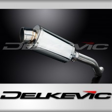 HONDA VFR800Fi 1998-2001 Echappement HAUT Silencieux 225mm Ovale Inox PISTE