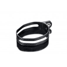 Sangle/forme «b» (effet-carbone) pour Silencieux Delkevic X-Ovale