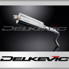 HONDA CB600F HORNET 2003-06 Echappement HAUT Silencieux 350mm Ovale Inox 