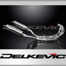 YAMAHA XJ600 DIVERSION 1992-2004 Echappement Complet 4-2 Pot 350mm Ovale Inox