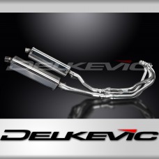 YAMAHA XJ600 DIVERSION 1992-04 Echappement Complet  4-2 Pot 420mm Tri-Ovale Inox