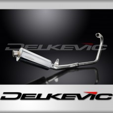 HONDA CBF250 2004-2012 Echappement Complet Silencieux 350mm Ovale Inox