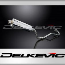 HONDA XR125L 2003-2010 Echappement Complet Silencieux 350mm Ovale Inox