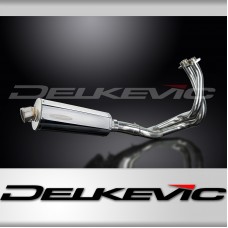 Kawasaki Z650 2017-2023 Echappement 2-1 Complet Silencieux 350mm Ovale Inox