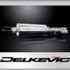 HONDA NTV600 NTV650 REVERE 88-99 Echappement Silencieux 350mm Ovale Inox