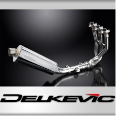 TRIUMPH STREET TRIPLE 675 2013-2016 Echappement 3-1 Complet 350mm Ovale Inox