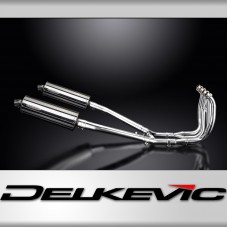 SUZUKI GSX1300R HAYABUSA 1999-2007 Echappement Complet 4-2 DECAT 350 Ovale Inox