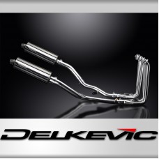 YAMAHA FJR1300 2001-2005 Echappement Complet 4-2 DECAT 350mm Ovale Inox