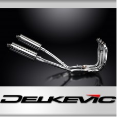 SUZUKI GSX1300R HAYABUSA 08-19 Echappement 4-2 Complet DECAT 350mm Ovale Inox 