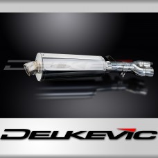 HONDA NT400 BROS NT650HAWK 88-92 Echappement Silencieux 350mm Ovale Inox