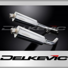 HONDA CBF1000 GT ABS 2006-2011 Echappement Silencieux 2x 350mm Ovale Inox