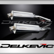 TRIUMPH TROPHY 1200 1995-2003 Echappement Silencieux 350mm Ovale Inox