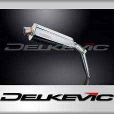 HONDA XL125V VARADERO 2001-2016 Echappement Silencieux 350mm Ovale Inox