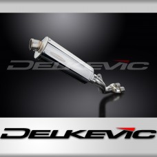 HONDA CB1000R 2008-2017 KIT-Silencieux DECAT 350mm Ovale Inox 