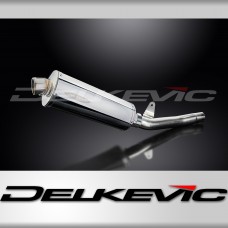 Honda CBF250 2004-2012 KIT-silencieux en 350mm Ovale Inox (pot de PISTE)