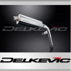 Suzuki SV650 2016-2024 Echappement HAUT Silencieux 350mm Ovale Inox