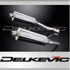 KAWASAKI Z1000 2007-2009 Echappement Silencieux 350mm Ovale Inox