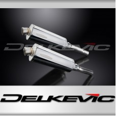 DUCATI MONSTER 620-695-800 02-08 Echappement Silencieux 350mm Ovale Inox